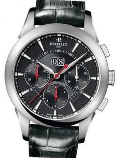 Perrelet  Stainless Steel Big Date Chrono