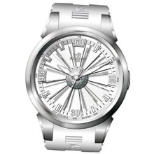 Perrelet Turbine Racing A1064/6 44mm Automatic Stainless Steel Case White Rubber Anti-Reflective Sapphire