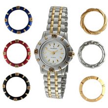 Peugeot 620 Two-Tone Interchangeable 7 Bezel Gift Set