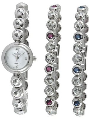 Peugeot 670 Crystal & Tennis Bracelet Gift Set