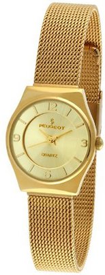 Peugeot 7012G Gold-tone Mesh Bracelet