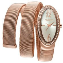 Peugeot 7088RG Rose Gold Spiral Snake