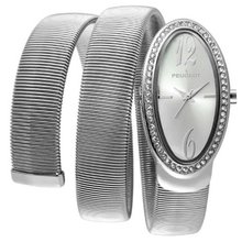 Peugeot 7088S Silver-tone Spiral Snake