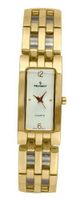 Peugeot Goldtone Easy Flex Expansion with a Rectangular Champagne Dial