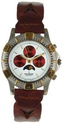 Peugeot Vintage 591 Chronograph Braided Leather Moon Phase