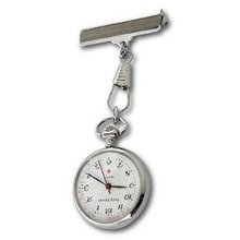 Philip Mercier Hook Chain White Dial Nurses Fob NW 05