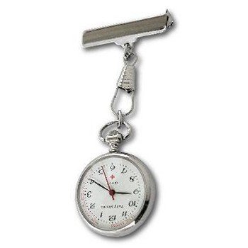 Philip Mercier Hook Chain White Dial Nurses Fob NW 05