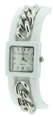 Philip Mercier Ladies White Bangle Fashion PMP25A