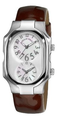 Philip Stein 2-F-FSMOP-LCH Signature Brown Patent Leather Strap