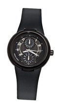 Philip Stein 31-AB-RBB Active Black Rubber Strap
