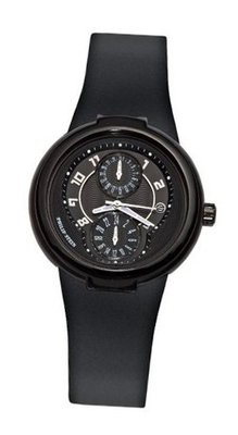 Philip Stein 31-AB-RBB Active Black Rubber Strap