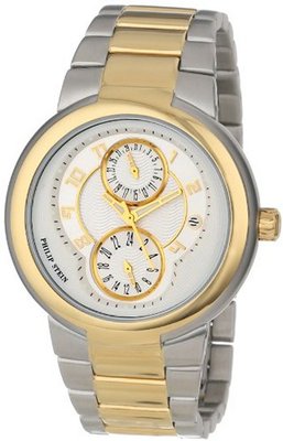 Philip Stein 31TG-AGW-TGSS Active Two-Tone Gold Plated Bracelet