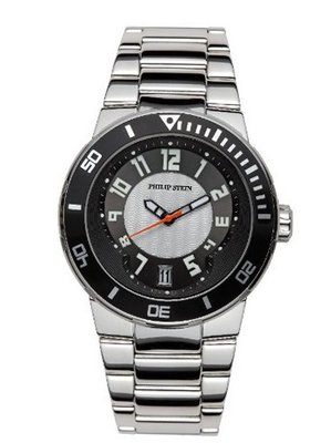 Philip Stein Extreme Quartz Stainless Steel 34-BB-SS