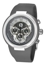 Philip Stein Unisex 32-AGR-RBGR Active Grey Chronograph Rubber Strap