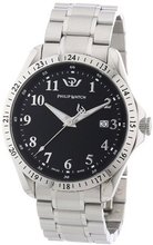 Philip Blaze Analogue R8253165025 with Quartz Movement, Black Dial and Stainless Steel Case