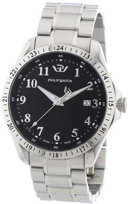 Philip Blaze Analogue R8253165025 with Quartz Movement, Black Dial and Stainless Steel Case