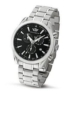 Philip Blaze Chronograph R8273995225 with Quartz Movement, Black Dial and Stainless Steel Case