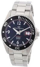 Philip Caribbean Analogue R8223107125 with Mechanical Movement, Black Dial and Stainless Steel Case