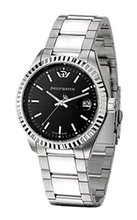 Philip Caribbean Analogue R8253107225 with Quartz Movement, Black Dial and Stainless Steel Case