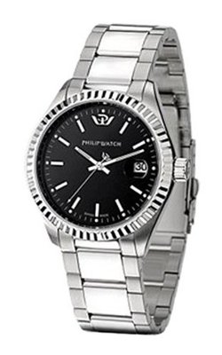 Philip Caribbean Analogue R8253107225 with Quartz Movement, Black Dial and Stainless Steel Case