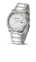 Philip Caribbean Analogue R8253107345 with Quartz Movement, White Dial and Stainless Steel Case