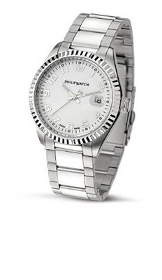 Philip Caribbean Analogue R8253107345 with Quartz Movement, White Dial and Stainless Steel Case
