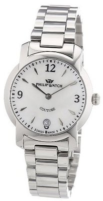 Philip Ladies Couture Analogue R8253198545 with Quartz Movement, Mother Of Pearl Dial and Stainless Steel Case