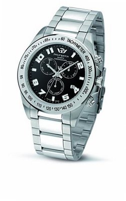 Philip R8273607125 Caribbean Swiss-Quartz Black Dial