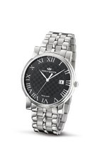 Philip Wales Analogue R8253193125 with Quartz Movement, Black Dial and Stainless Steel Case