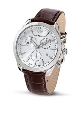 uPhilip Watch Philip Blaze Chronograph R8271995315 with Quartz Movement, White Dial and Stainless Steel Case 