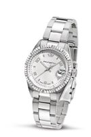 uPhilip Watch Philip Ladies Caribbean Analogue R8253107665 with Quartz Movement, Silver Dial and Stainless Steel Case 