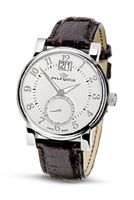uPhilip Watch Philip Wales Analogue R8251193065 with Quartz Movement, White Dial and Stainless Steel Case 