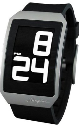 Phosphor Unisex DH01 Digital Hour E-INK Curved Polyurethane Band