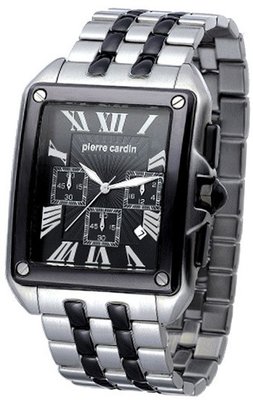 Pierre Cardin Rectangle Chrono PC100781F04