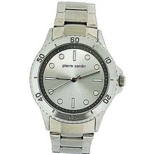 Pierre Cardin Silver Dial Ladies 2 Tone Silver Metal Bracelet Dress PCG12S