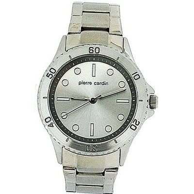 Pierre Cardin Silver Dial Ladies 2 Tone Silver Metal Bracelet Dress PCG12S