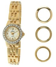Pierre Jacquard BZ4 Gold-Tone Bezel Interchangable Gift Set