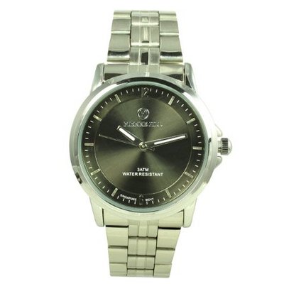 Pierre Jill in Black Dial Silver Stainless Steel Bracelet