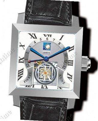 Pierre Kunz Grande Complication Total Square Retrograde Time Zone Tourbillon