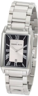 Pierre Petit P-779C Serie Paris Black Dial Stainless-Steel Bracelet Date