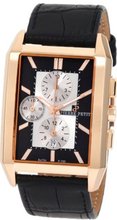 Pierre Petit P-780B Serie Paris Rose-Gold PVD Rectangular Case Chronograph