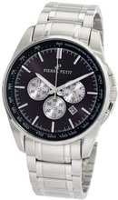 Pierre Petit P-786D Serie Le Mans Black Dial Stainless-Steel Chronograph Tachymeter