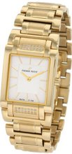 Pierre Petit P-794G Serie Laval Yellow-Gold PVD Square Case Diamond Bracelet