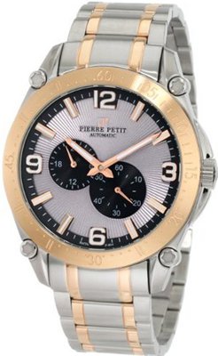 Pierre Petit P-804D Serie Le Mans Automatic Two-Tone Stainless-Steel Sunray Dial