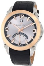 Pierre Petit P-806B Serie Le Mans Rose-Gold PVD Bezel Dual-Time GMT Leather