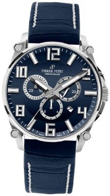 Pierre Petit Quartz Le Mans P-827C with Leather Strap