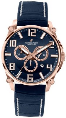 Pierre Petit Quartz Le Mans P-827D with Leather Strap