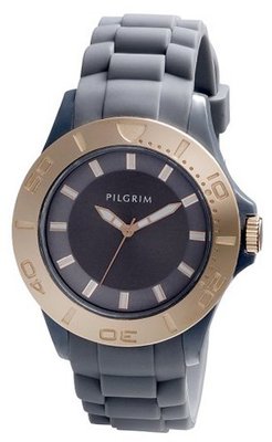 Pilgrim Quartz 701324102 701324102 with Rubber Strap