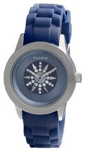 Pilgrim Quartz bl? rem/ bl? skive 701336206 with Rubber Strap