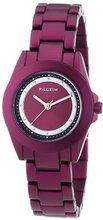 Pilgrim Quartz bourdeaux rem/ samme skive 701336301 with Metal Strap